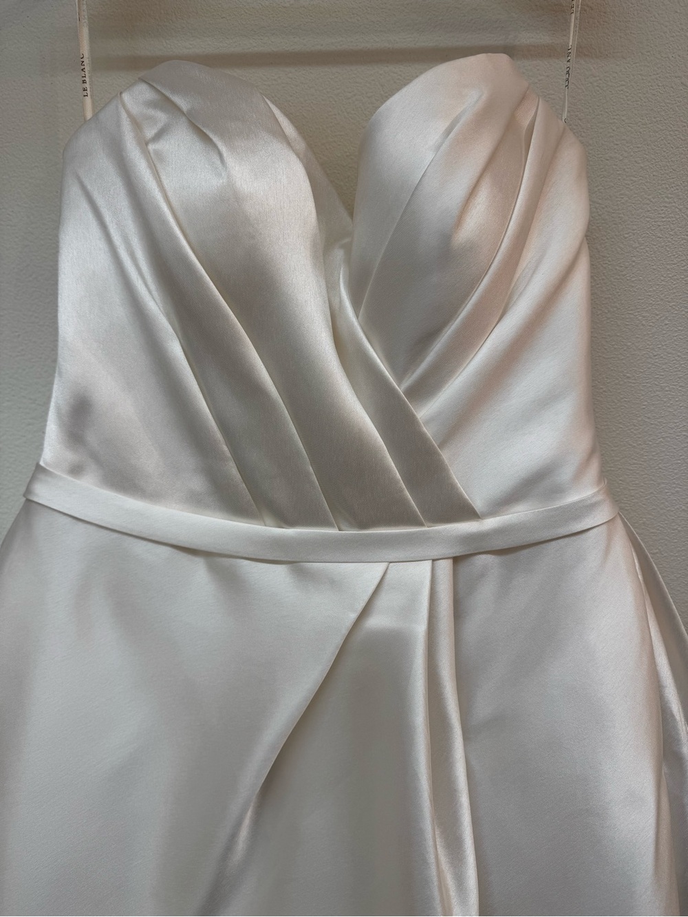 Casablanca Le Blanc Strapless Bridal Ballgown with Front Slit - Picture 6 of 8